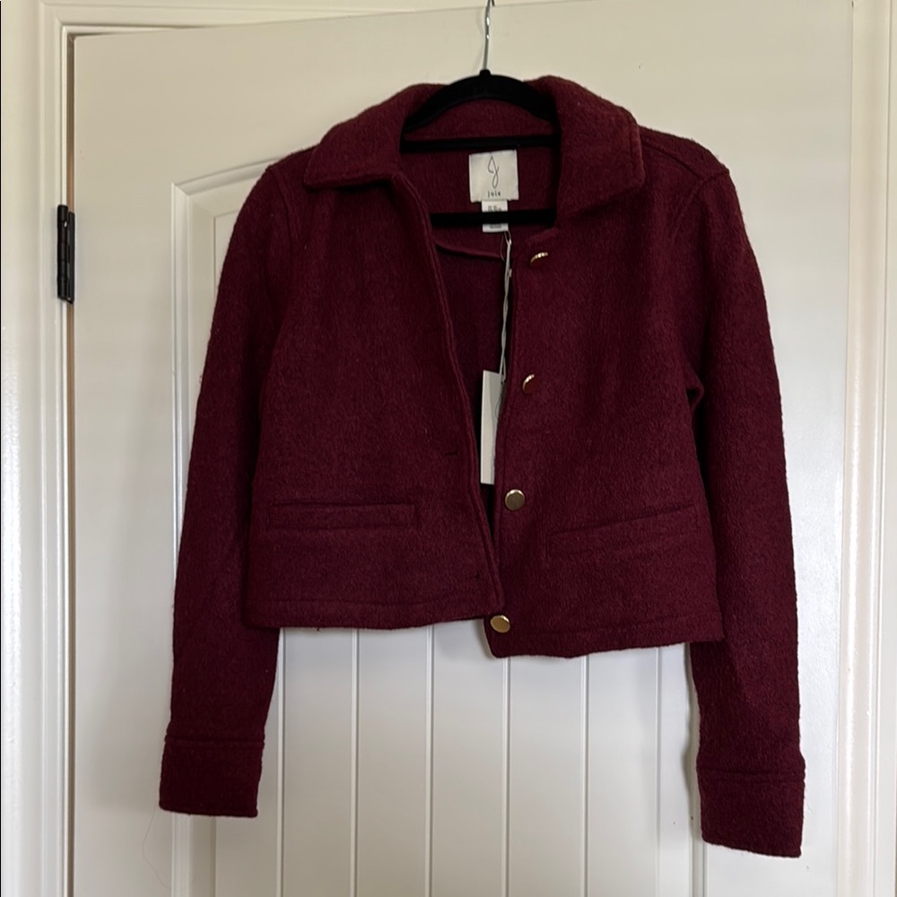 Joie Deep Burgundy Blazer Jacket